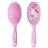 Miniso Sanrio Characters Pink Collection Glitter Cushion Hair Brush - Hello Kitty