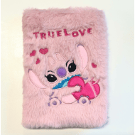 Miniso Disney Stitch Collection True Love Angel B6 Plush Hardcover Book - 80 Sheets