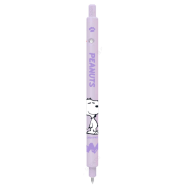 Miniso Snoopy Colorful Life Collection Expression Gel Pen 0.5mm Black - Purple Barrel