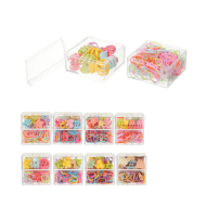 Miniso Basic Series Double Layer Hair Claw Clips And Hair Ties - 220pcs