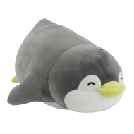Miniso 15-Inch Lying Penguin Plush Toy – Grey
