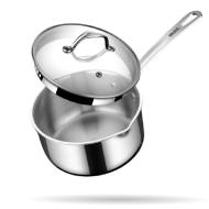 Stahl Triply Artisan Sauce Pan - Strainer Lid