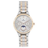 TITAN Work wear Watch with Analog Moon Phase Function - Ladies