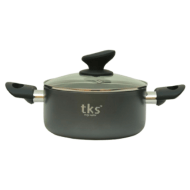 TKS 18cm Casserole Hard Anodized Material 3mm Thickness - Induction