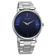 Sonata Aspire Quartz Analog Blue Dial Stainless Steel Strap Watch for Men
