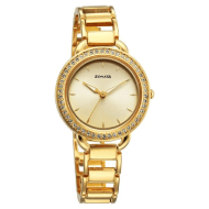 Sonata Wedding Quartz Analog Champagne Dial Metal Strap Watch for Women