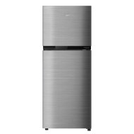 Abans 260L Double Door Inverter Refrigerator - Silver Hairline