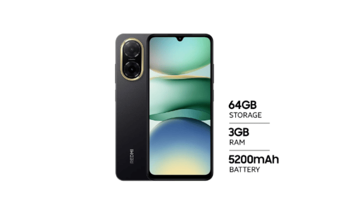Xiaomi Mobile Phone Redmi A5 3GB + 64GB - Midnight Black + Best