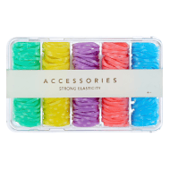 Miniso Disposable Small Rubber Band 150Pcs Assorted