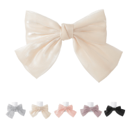Miniso Korean Style Lustrous Bowknot Hair Clip  1 Pc