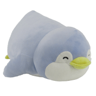 Miniso 15in Lying Penguin Plush Toy Blue Mini Pen