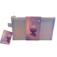 Miniso A6 Gradient Single Layer Mesh Stationery Case Gradient Purple