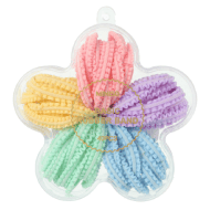 Miniso Basic Series Hair Ties With Flower Shaped Box  40 Pcs