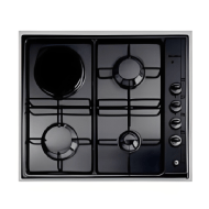 Elba Gas Hob 60cm Black + Electric