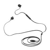 JBL Digital To Analog Converter EQ Presets Tangle Free Cable Hands Free - Black