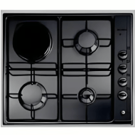 Elba Gas Hob 60cm Black + Electric