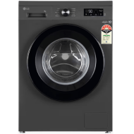 LG 8 Kg Front Load Washing Machine - Black