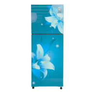 Abans 285L No-Frost Inverter Blue Begonia Glass Door