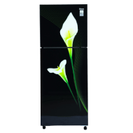 Abans 285L No-Frost Inverter Black Arum Lily Glass Door