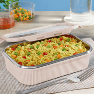 Borosil Larah Freshbyte Rectangular Lunch Box 800ML