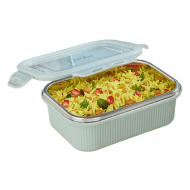 Borosil Larah Freshbyte Rectangular Lunch Box 400ML