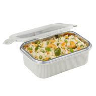 Borosil Larah Freshbyte Rectangular Lunch Box 400ML