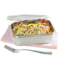 Borosil Larah Freshbyte Rectangular Lunch Box 600ML