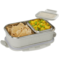 Borosil Larah Freshbyte Rectangular Lunch Box 800ML