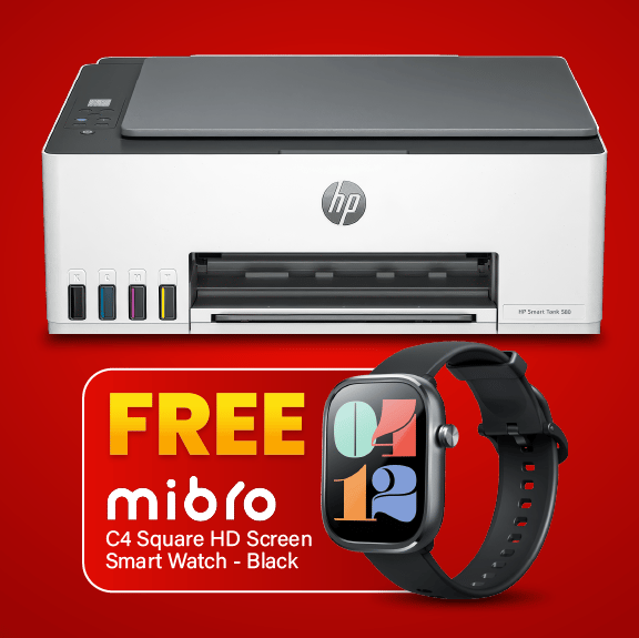 HP Smart Tank 580 All-in-One Printer (Print/Copy/Scan)