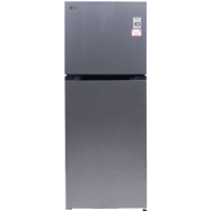 LG 277L Smart Inverter Double Door Refrigerator - Dazzle Steel