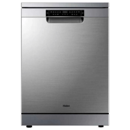Haier Freestanding Dishwasher 15 Settings - Silver