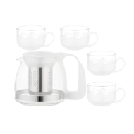 Miniso Simple 4-in-1 Tea Set – Transparent