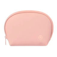 Miniso Solid Color Cosmetic Bag - Light Pink