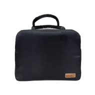 Miniso Solid Color Lightweight Large Capacity Lunch Bag - Black