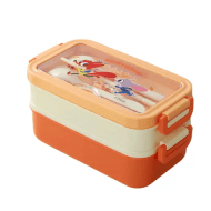 Miniso Disney Zootopia Collection Double Layer Lunch Box 1400Ml