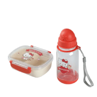 Miniso Hello Kitty Bento Box And Water Bottle Set