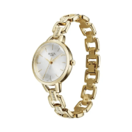 Titan Raga Showstopper Quartz Analog Silver Dial Metal Strap Watch For Women