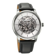 Titan Automatic Color Upgrade Silver Dial Grey Leather Strap Watch For Men