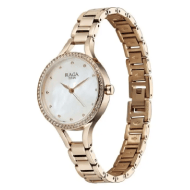 Titan Raga Showstopper Quartz Analog Mother Of Pearl Dial Metal Strap Watch For Women