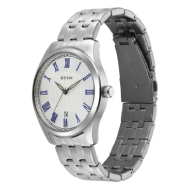 Titan Neo Roman Analog with Silver White Dial Silver Stainless Steel Strap Watch for Men