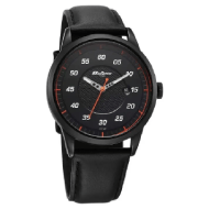 Titan Octane Quartz Analog with Date Black Dial With Black Leather Strap Watch For Men