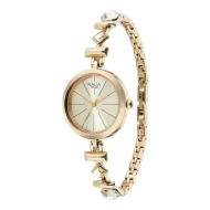 Titan Raga Viva Quartz Analog Champagne Dial Metal Strap Watch for Women