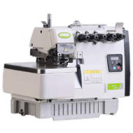 DOLLOR 3 Needle 6 Thread Direct Drive Overlock Machine with Complete Set, Table Stand & Wheels