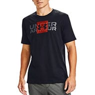 Men's UA Box Logo Wordmark Short Sleeve - Black
