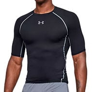 Men's UA HeatGearÂ® Armour Short Sleeve Compression Shirt - Black