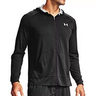 Men's UA Tech 2.0 Full Zip Hoodie - Black 