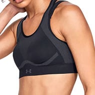 Women's UA Vanish Seamless Mid Sports Bra - Black