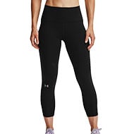 Women's UA RUSH Side Piping Crop - Black 