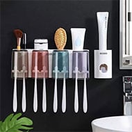 ECOCO E1926 Toothbrush Cup & Toothbrush Holder Set (Four cups) 