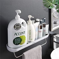 ECOCO E1923 Bathroom Storage Rack Toilet Shelving Racks Kitchen Shelf 